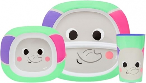Buba Kit Refeicao infantil Zoo Elefante