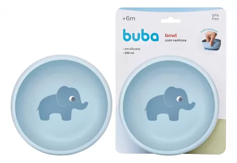 Buba Bowl Em Silicone Com Ventosa Cloudy Elefante - 60205801