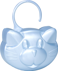 Porta Chupeta Baby Azul Perola