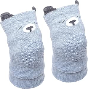 Joelheira Buba Antiderrapante Urso Azul