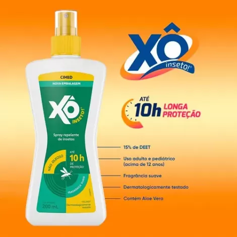 Repelente Xô Inseto Spray 200ml
