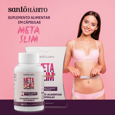 Metaslim com 90 Capsulas Santo Habito