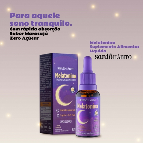Triacalm Melatonina 30Ml Santo Habito