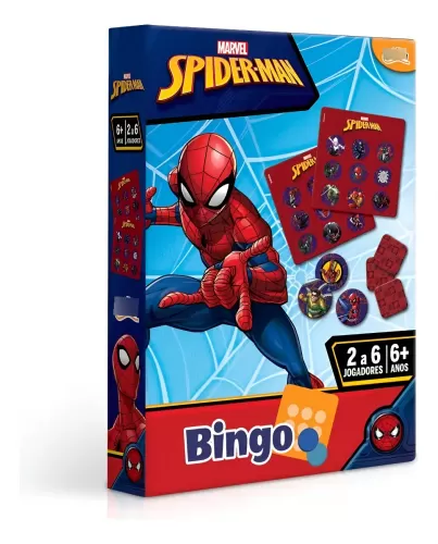 Jogo Bingo Homem Aranha  8017