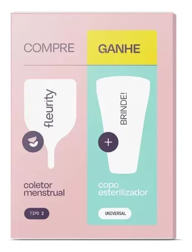 Coletor Menstrual Fleurity Tipo 2  1 Unidade