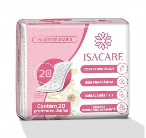 ISACARE ABSORVENTE PROTETOR DIARIO x 20