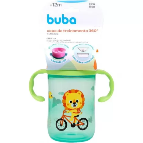 Buba Copo De Treinamento 360° Zoo Leao 300mL