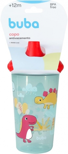 BUBA COPO ANTIVAZAMENTO DINOSSAURO 300 ML