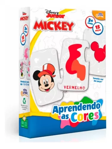 Jogo Educativo Aprendendo As Cores Mickey