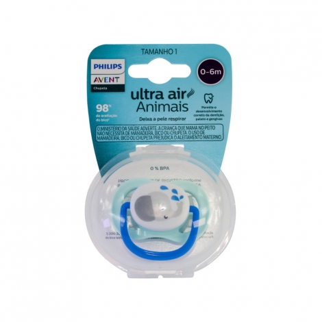 AVENT PPS CHUPETA ULTRA AIR 0-6M ELEFANTE SCF081/06 CH EMB X 1UN