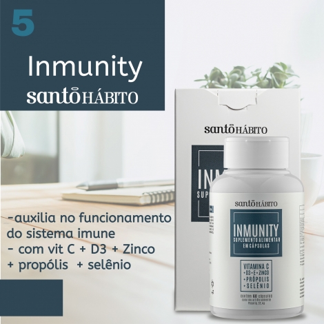Suplemento Santo Habito Inmunity com 60 Capsulas Santo Habito