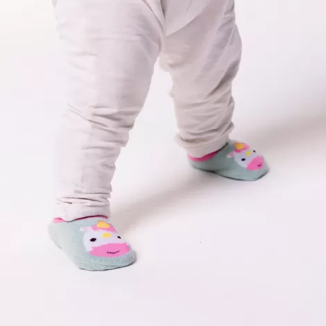 Meia Sapatilha Buba Antiderrapante 0-12 meses Unicornio