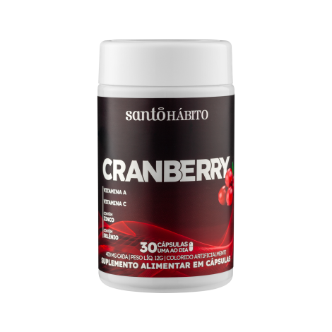 Suplemento Cranberry com 30 Caps Santo Habito