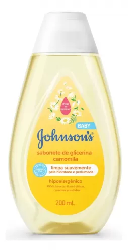 Sabonete Liquido J&J Baby 200Ml Camomila
