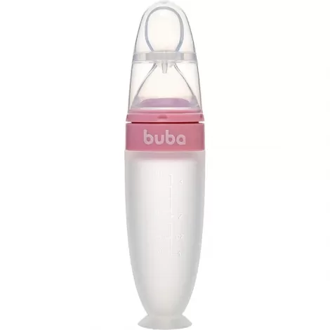 Buba Colher Dosadora Em Silicone Copo Rosa