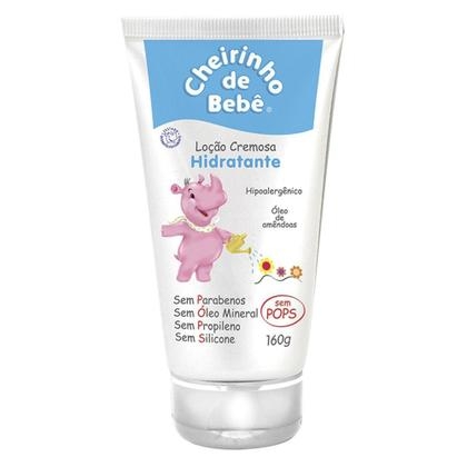 Loção Cremosa Hidratante Cheirinho De Bebê com Óleo de Amêndoas 160g