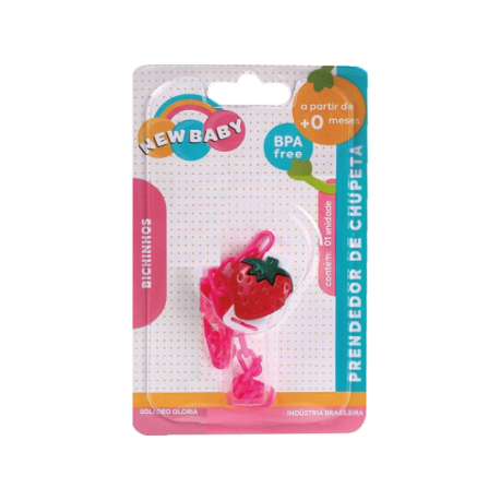 PRENDEDOR PARA CHUPETA DE CORRENTE MAÇA NEW BABY REF 128/A