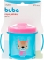BUBA COPO DE TREINAMENTO GATINHO ROSA COM AZUL +6M 180Ml