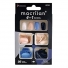 KIT UNHAS POSTICAS 4 EM 1 - TAMANHO MEDIO - AZUL/BEGE - MACRILAN ref UK105