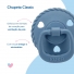 Chupeta Kuka Classic Redonda tamanho 2 +6 meses Azul