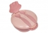 Kit Refeicao Com Compartimento E Talheres Rosa buba baby