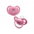 Chupeta Kuka Smart Redonda tamanho 1 0-6meses Rosa