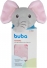 NANINHA BUBA ELEFANTE COM PRENDEDOR DE CHUPETA SONINHO ROSA