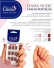 Unha Postica com adesivo autocolante Linha Nude - cor Cappuccino com 24 peças - Santa Clara