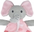 NANINHA BUBA ELEFANTE COM PRENDEDOR DE CHUPETA SONINHO ROSA