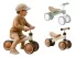 Buba Bicicleta De Equilibrio 4 Rodas Bege