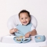 Pratinho Buba Em Silicone Com Ventosas Azul