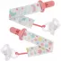 Kit Buba 2 Prendedores De Chupeta Estrelas Rosa